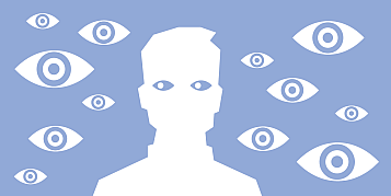 Facebook eyes illustration